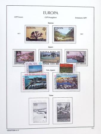 1956-2011, Collection d'Europa en 6 volumes Leuchtturm,