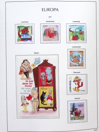 1956-2011, Collection d'Europa en 6 volumes Leuchtturm,