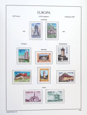 1956-2011, Collection d'Europa en 6 volumes Leuchtturm,