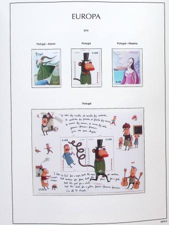 1956-2011, Collection d'Europa en 6 volumes Leuchtturm,