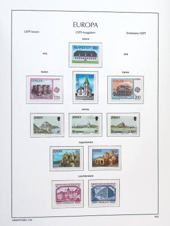 1956-2011, Collection d'Europa en 6 volumes Leuchtturm,