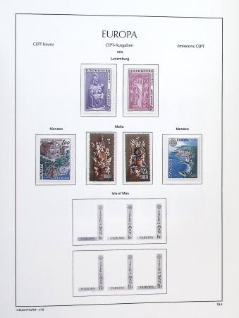 1956-2011, Collection d'Europa en 6 volumes Leuchtturm,
