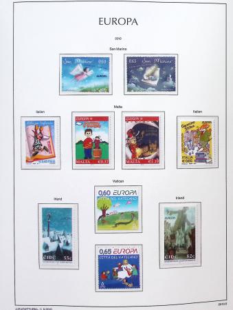 1956-2011, Collection d'Europa en 6 volumes Leuchtturm,