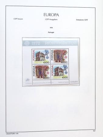 1956-2011, Collection d'Europa en 6 volumes Leuchtturm,