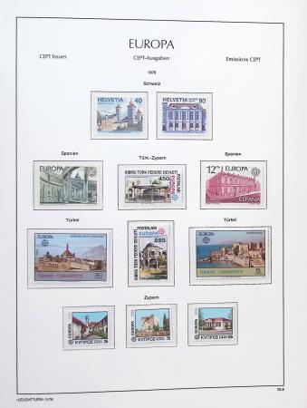 1956-2011, Collection d'Europa en 6 volumes Leuchtturm,
