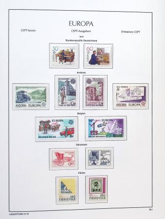 1956-2011, Collection d'Europa en 6 volumes Leuchtturm,