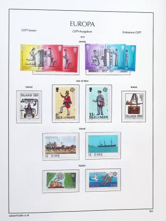 1956-2011, Collection d'Europa en 6 volumes Leuchtturm,