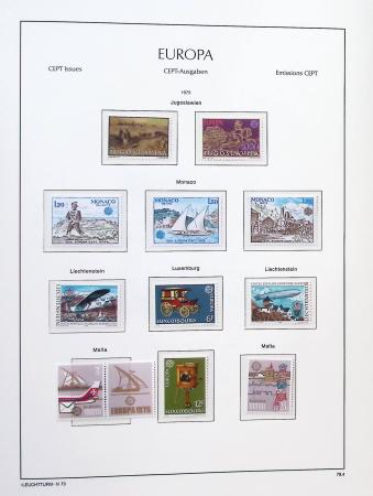 1956-2011, Collection d'Europa en 6 volumes Leuchtturm,