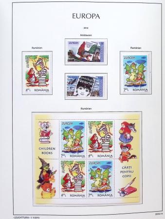1956-2011, Collection d'Europa en 6 volumes Leuchtturm,
