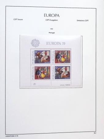 1956-2011, Collection d'Europa en 6 volumes Leuchtturm,