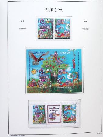 1956-2011, Collection d'Europa en 6 volumes Leuchtturm,