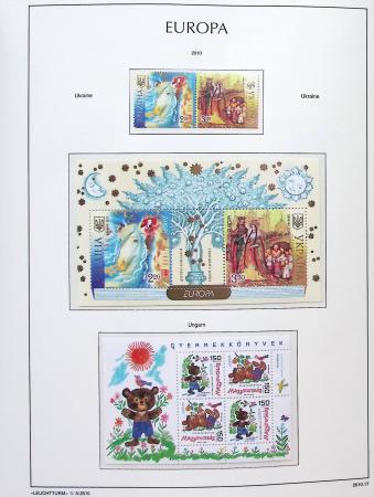1956-2011, Collection d'Europa en 6 volumes Leuchtturm,