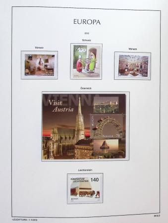 1956-2011, Collection d'Europa en 6 volumes Leuchtturm,