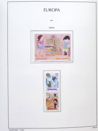 1956-2011, Collection d'Europa en 6 volumes Leuchtturm,