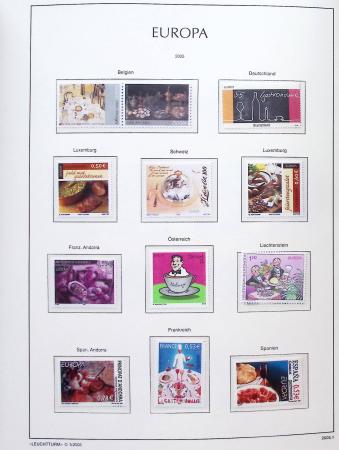 1956-2011, Collection d'Europa en 6 volumes Leuchtturm,