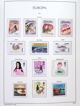 1956-2011, Collection d'Europa en 6 volumes Leuchtturm,