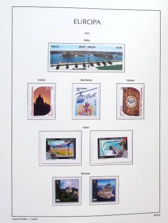 1956-2011, Collection d'Europa en 6 volumes Leuchtturm,
