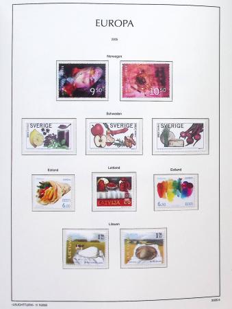 1956-2011, Collection d'Europa en 6 volumes Leuchtturm,