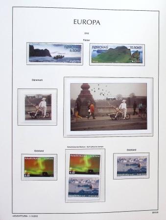 1956-2011, Collection d'Europa en 6 volumes Leuchtturm,