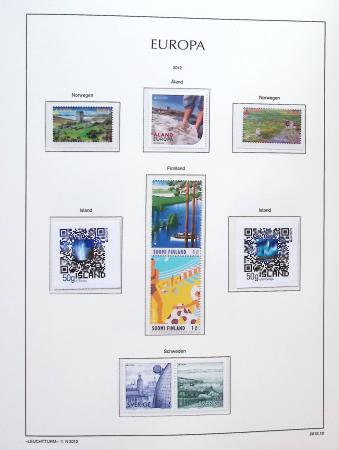 1956-2011, Collection d'Europa en 6 volumes Leuchtturm,