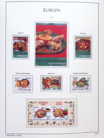 1956-2011, Collection d'Europa en 6 volumes Leuchtturm,