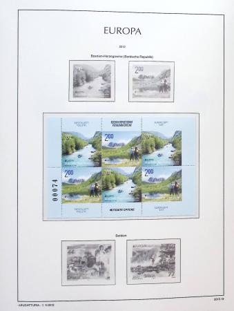1956-2011, Collection d'Europa en 6 volumes Leuchtturm,