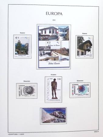 1956-2011, Collection d'Europa en 6 volumes Leuchtturm,