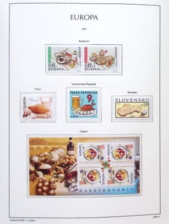 1956-2011, Collection d'Europa en 6 volumes Leuchtturm,