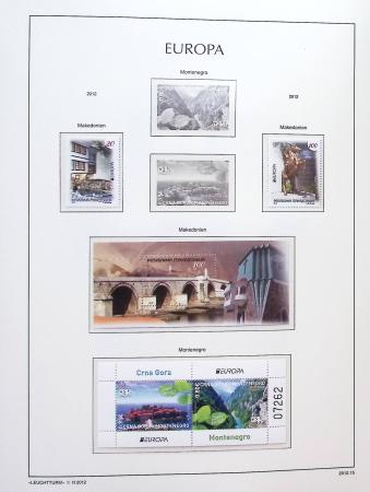 1956-2011, Collection d'Europa en 6 volumes Leuchtturm,