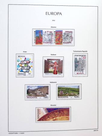 1956-2011, Collection d'Europa en 6 volumes Leuchtturm,