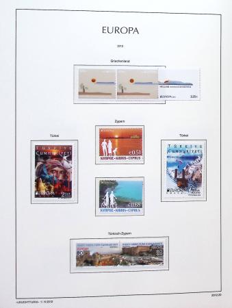 1956-2011, Collection d'Europa en 6 volumes Leuchtturm,