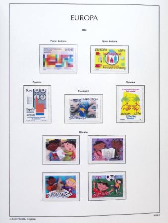 1956-2011, Collection d'Europa en 6 volumes Leuchtturm,