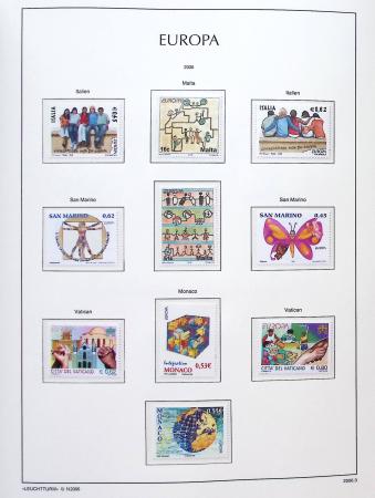 1956-2011, Collection d'Europa en 6 volumes Leuchtturm,
