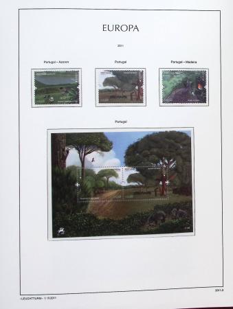 1956-2011, Collection d'Europa en 6 volumes Leuchtturm,