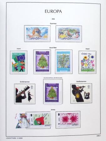 1956-2011, Collection d'Europa en 6 volumes Leuchtturm,