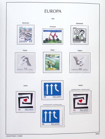 1956-2011, Collection d'Europa en 6 volumes Leuchtturm,