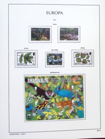 1956-2011, Collection d'Europa en 6 volumes Leuchtturm,