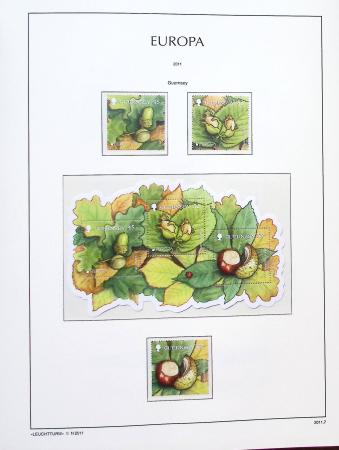 1956-2011, Collection d'Europa en 6 volumes Leuchtturm,
