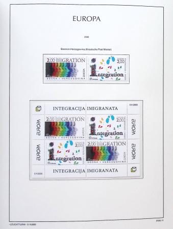 1956-2011, Collection d'Europa en 6 volumes Leuchtturm,