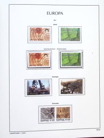 1956-2011, Collection d'Europa en 6 volumes Leuchtturm,