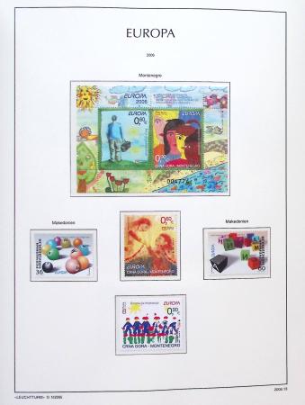 1956-2011, Collection d'Europa en 6 volumes Leuchtturm,