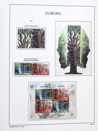 1956-2011, Collection d'Europa en 6 volumes Leuchtturm,