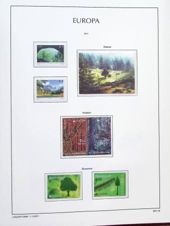 1956-2011, Collection d'Europa en 6 volumes Leuchtturm,