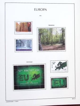 1956-2011, Collection d'Europa en 6 volumes Leuchtturm,