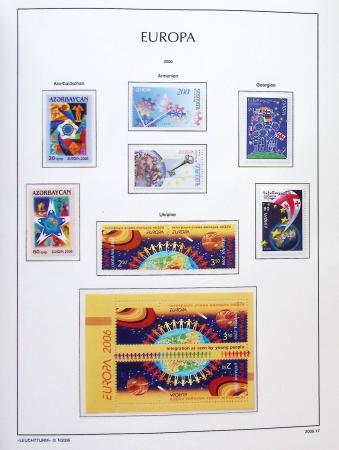 1956-2011, Collection d'Europa en 6 volumes Leuchtturm,
