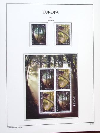 1956-2011, Collection d'Europa en 6 volumes Leuchtturm,
