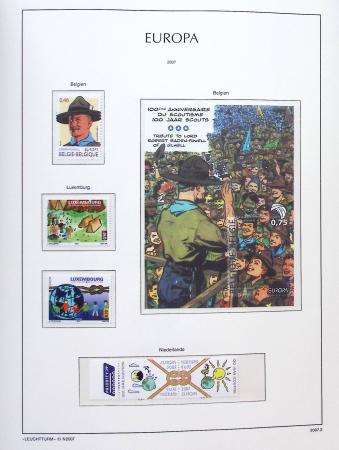 1956-2011, Collection d'Europa en 6 volumes Leuchtturm,