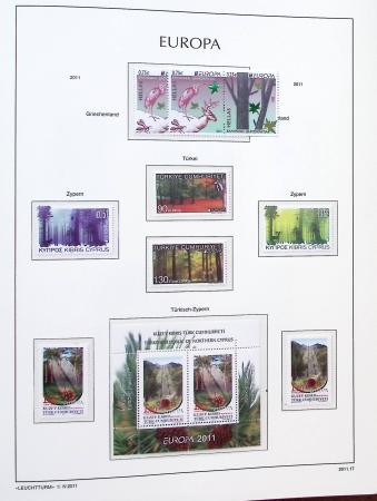 1956-2011, Collection d'Europa en 6 volumes Leuchtturm,