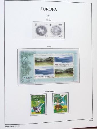 1956-2011, Collection d'Europa en 6 volumes Leuchtturm,