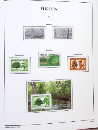 1956-2011, Collection d'Europa en 6 volumes Leuchtturm,